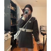 COD Hot Sale / Set Sports and Leisure Two-piece Womens 2022 Zip Sweater Jacket A-Line Skirt