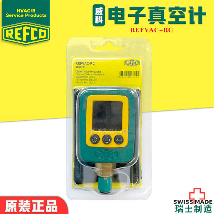 Original Swiss REFCO air conditioning vacuum gauge negative pressure