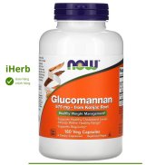 Now Foods, Glucomannan, 575 mg, 180 Veg Capsules - iHerb Vietnam