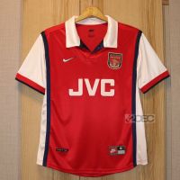 เสื้อฟุตบอลย้อนยุค เกรด Retro  Arsenal ปี1998/1999 Home เฟล๊ก HENRY, BERGKAMP (ถ่ายจากสินค้าจริง ตรงปก 100%)