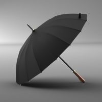 OLYCAT New 16K Umbrella Rain Women Luxury Wooden Handle Long Umbrella Men Business Japanese Style Automatic Umbrella Windproof