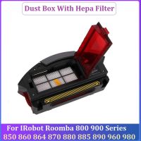 Dust Box with Hepa Filter for 800 900 Series 850 860 864 870 880 885 890 960 980 Robot Vacuum Accessories