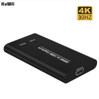 KuWFi Capture Card Input Res up to 4K30Hz Video Card Stream and Record in 1080p60 for PlayStation 4, Switch,Xbox One &amp; Xbox 360