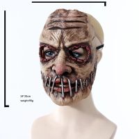 Big Mouth Nail Terror Mask Halloween Party Latex Soft Simulation Headwear Ghost Festival Decoration