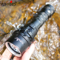 yupard XM-L2 LED T6 LED Diving diver Waterproof underwear yellow light Flashlight lamp 18650 battery camping outdoor sports