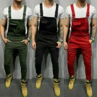 ♤ jiyi946012824 New Mens Denim Jeans Overalls Dungarees Bib Jumpsuits Pants Playsuit Trousers