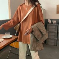 women 39;s T-shirts fashion tshirts ropa mujer 2020 Autumn Women 39;s New Top Long-Sleeved T-shirt round Neck t shirt damskie WBXC16