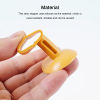 5 Pieces Anti Collision Silicone Door Handle Stopper Low Noise Protection Pad Washable for Household Living Room Silencer Fender Decorative Door Stops