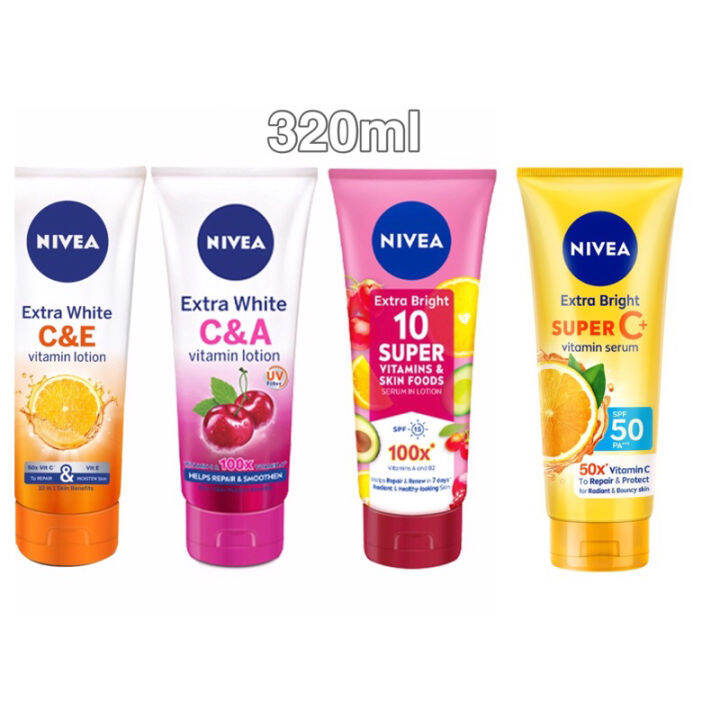 Nivea Extra Bright Super C+ SPF50 Vitamin Serum/Extra White C&E/C&A