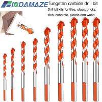 3-12mm Professional Tungsten Carbide Drill Bit Used for Drilling Glass Ceramic Tile Concrete Metal Drilling Tool Center Bit Set Drills  Drivers