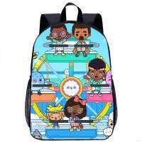 Toca Life World Backpack for Women Men kids Large Capacity Breathable Print Fashion Personality Multipurpose Bags