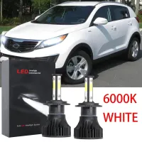 ใหม่ ชุดหลอดไฟหน้าฮาโลเจน LED 6000K 2013-2015 แบบเปลี่ยน สําหรับ Kia Sportage SL 2013-2015