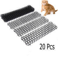 สวนป้องกัน Anti-Cat Net พลาสติก Thorn ป้องกัน Cat Mat No Hurt To Pets ทนทานตาข่าย Anti Cat Pet Protection Netting (20 Pcs)