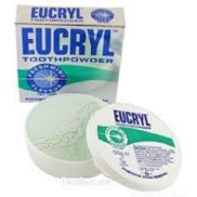Bột tẩy trắng răng Eucryl 50g từ Anh Quốc nhập khẩu