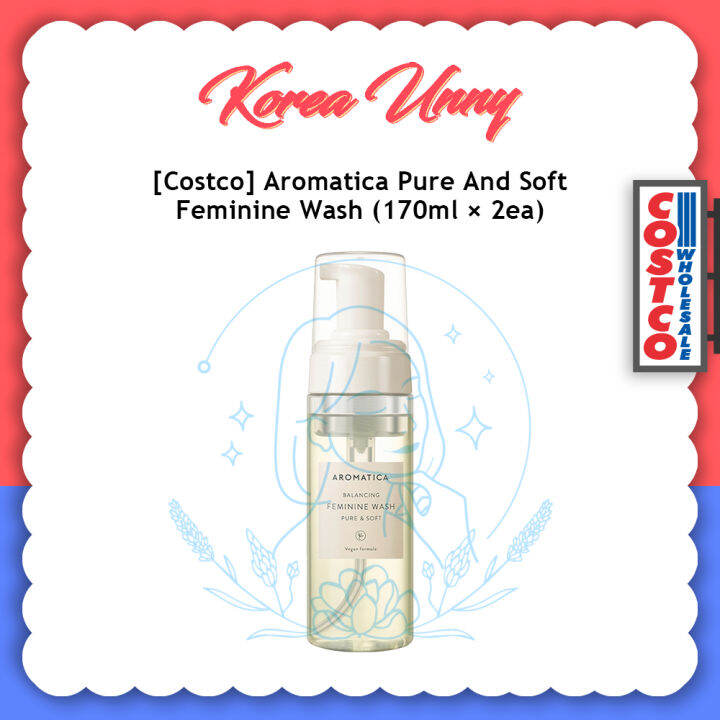 [Costco] Aromatica Pure And Soft Feminine Wash 170ml X 2 Lazada