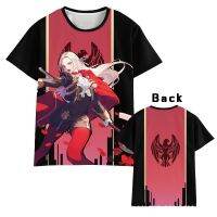 2023 newflame Emblem: Floral Snow Moon Adele jat EMPEROR Print Loose trendy T-shirt SHORT Sleeves