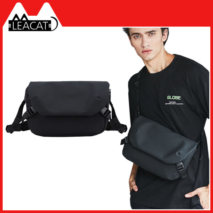 Leacat Messenger bag Oxford Cloth waterproof men shoulder bag fashion Sling  bag student casual crossbody bag | Lazada Singapore