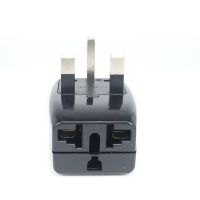 1ถึง3 Splitter Uk/us/au 3 Pins 2 Pins Socket To UK 3pin ไอร์แลนด์สิงคโปร์3 Pin Travel Power Adapter Plug TYPE I