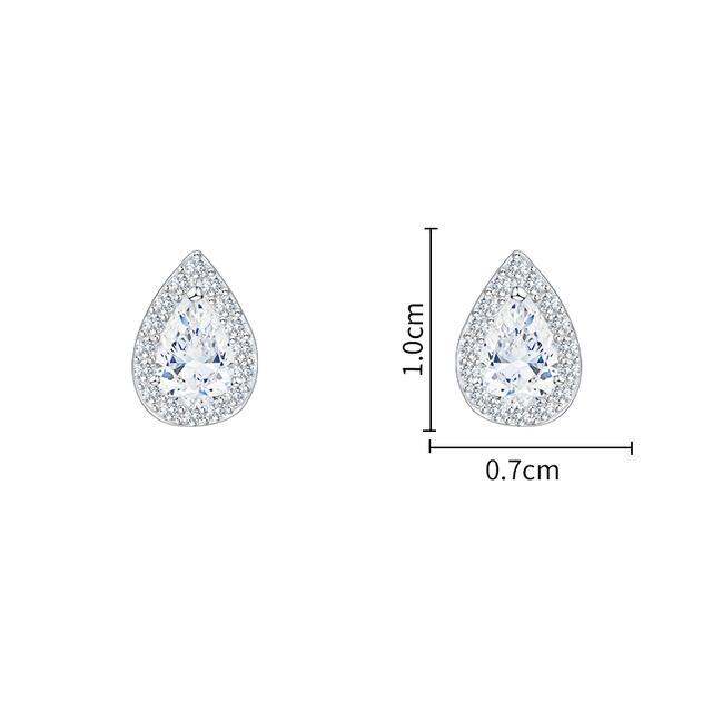 mm75-weimanjingdian-ยี่ห้อ-halo-teardrop-cubic-zirconia-cz-zircon-คริสตัลต่างหูสตั๊ดสำหรับหญิงสาวเจ้าสาวหรือเครื่องประดับเพื่อนเจ้าสาว