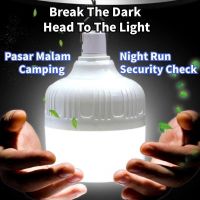 30W100W Portable Tent Lamp Battery Lantern BBQ Camping Light Outdoor Bulb USB LED Emergency Lights For Patio Porch Garden