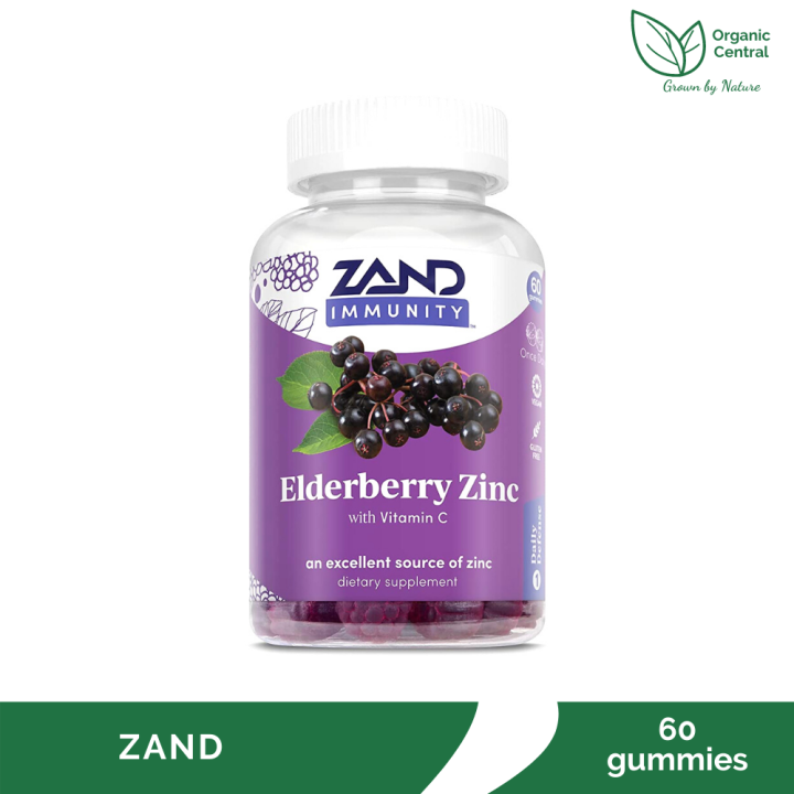 Zand Elderberry Zinc Gummies 60 Gummies (Expiration Date January 2024) Lazada PH