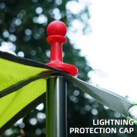 【COD&amp;Ready Stock】Lightning Proof Cap Camping Tent Poles Awning Rod Support Bar Outdoor Anti-Thunder Protection