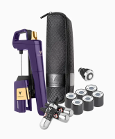 Coravin Timeless Six+ Dark Amethyst (Set = Argon Capsules (3)+Aerator (1)+Screw Caps (6)+Carry Case (1)+Needle (1)+Bottle Sleeve (1))