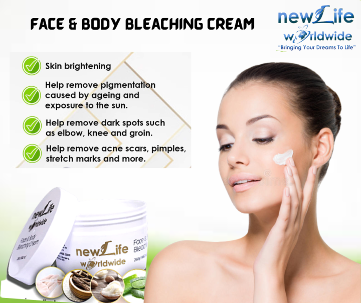 New Life Worldwide Face and Body Bleaching Cream 250g Original Lazada PH