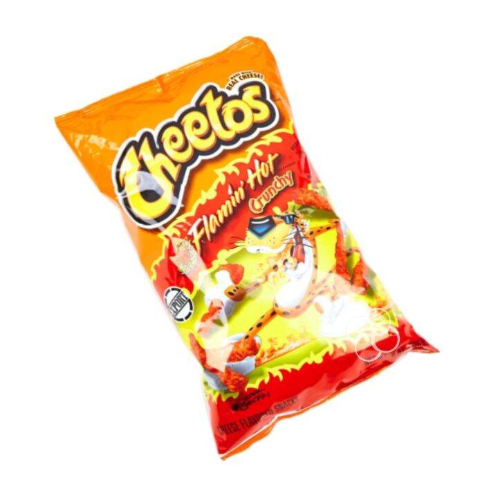 Cheetos Crunchy Flamin Hot Cheese Flavored Snack 226 8g Lazada Ph