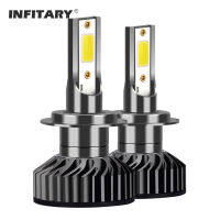 Infitary H7 H4 Led Car Headlights Headlamps Auto Fog Lamps 72W 6500K Motorcycle COB Bulbs H1 H11 H3 880 H8 9006 12000LM Lights