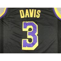 【10 Style】 2021 NEW NBA Los Angeles Lakers No. 3 DAVIS Black Basketball Shirt With Bonus Edition