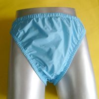 Free Shipping FUUBUU2205-Blue-M-2PCS adult diapers non disposable diaper adult incontinence plastic pants diaper