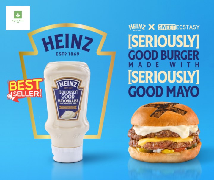 HEINZ SERIOUSLY GOOD MAYONNAISE. 100 FREE RANGE EGGS. Lazada PH