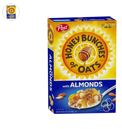 Post Honey Bunches of Oats with Almonds Cereal 510g Lazada PH