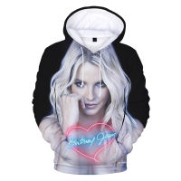 2023 NewBritney Spears 3D พิมพ์ Hoodie เสื้อผู้ชายผู้หญิงแฟชั่น Casual เสื้อแขนยาว Unisex Streetwear Hoodies ขนาดใหญ่