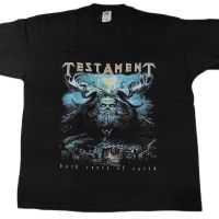 เสื้อยืดวง TESTAMENT dark toots of earth วงหายากน่าสะสมครับ