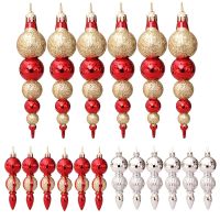 Christmas tree decoration gourd string pendant Christmas ball string hanging decoration Christmas Gift Festival ball home decor