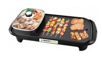 SMARTHOME BBQ &amp; HOTPOT 2in1 เตาปิ้งย่างอเนกประสงค์พร้อมหม้อสุกี้ Modei: SM-EG1503