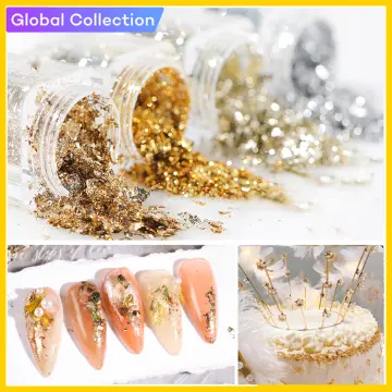 Edible Grade Genuine Gold Leaf Schabin Flakes 2g 3g 24k Gold Decorative  Dishes