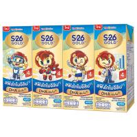 Free delivery Promotion S26 Gold Progress 4 UHT Milk Plain 180ml. Pack 4 Cash on delivery เก็บเงินปลายทาง