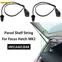 Pair For Ford Focus 2 Hatchback MK2 2004 - 2011 Rear PARCEL SHELF LOAD LUGGAGE Inner Tonneau Hatch Cover Lift String Strap Clips Luggage Straps