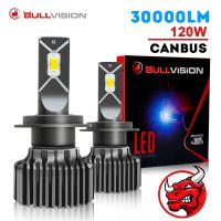 H7 LED Canbus Car Headlights Bulbs 30000LM H4 H1 HB3 9005 HB4 9006 H11 6000K 3570 CSP LED 120W High Power Auto Lamp for VW Ford Bulbs  LEDs  HIDs