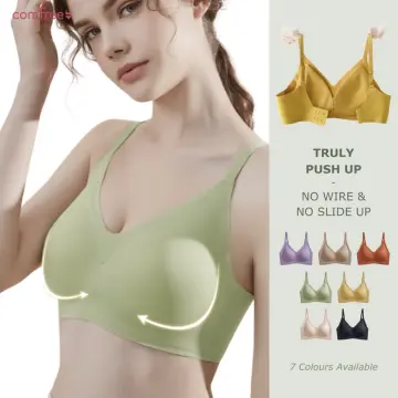 Cheap Sexy Pads Wire Free Push-up Bra Removal Shoulder Straps Lady Bra  Butterflies Shape Bandeau Brassiere