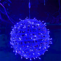 2030CM Globe ball Fairy String Lights Outdoor For Party Wedding Garden Decor Christmas Tree Rattan Ball Hanging Garlands Lights