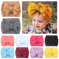 【CW】 New Big Baby Headband Color Elastic Newborn Infant Hair Band Turban Accessories