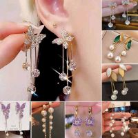 【YF】◘₪  New Tassel Earrings Earing Jewelry Fashion Korean Rhinestone Drop