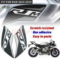 Fit For YAMAHA YZF R1M 2015 - 2022 Sticker Anti Slip Fuel Tank Pad Side Knee Traction Decal YZF-R1M YZFR1M YZF-R1 M 2021 2020 19 Decals  Emblems