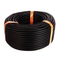 【cw】 25 Ft 3/8 inch Split Wire Loom Conduit Polyethylene Tubing Black Color Sleeve Tube