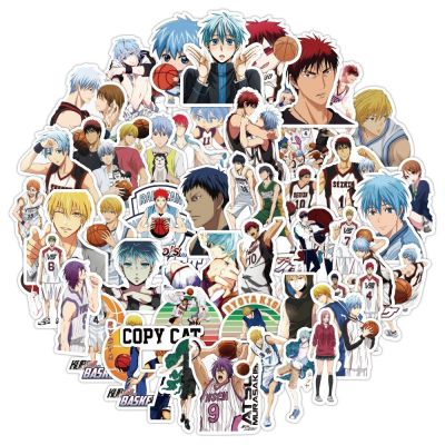 Cartoon Anime Kurokos Basketball Stickers for Car Suitcase Skateboard Guitar Laptop Phone Decor Waterproof Sticker Kids Toys Stickers Labels