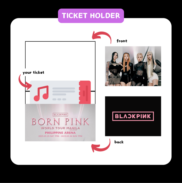 BLACKPINK Born Pink Concert Ticket Holder Lazada PH